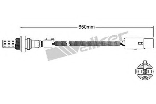 WALKER PRODUCTS 250-22002 Лямбда-зонд для MITSUBISHI LANCER III (Митсубиши/митсубиси Ланcэр 3) WALKER PRODUCTS 250-22002 Лямбда-зонд для MITSUBISHI LANCER III (Митсубиши/митсубиси Ланcэр 3)