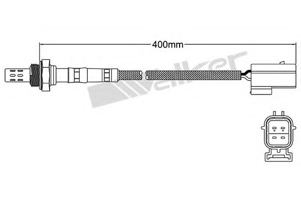 WALKER PRODUCTS 250-24805 Лямбда-зонд для ROVER 400 (Ровер 400) WALKER PRODUCTS 250-24805 Лямбда-зонд для ROVER 400 (Ровер 400)