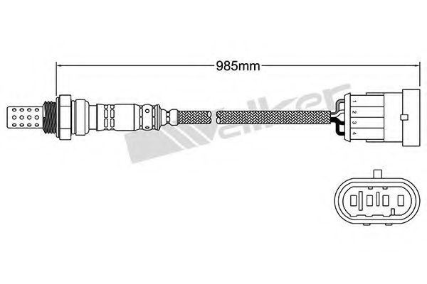 WALKER PRODUCTS 250-24119 Лямбда-зонд для FIAT TEMPRA (Фиат Тэмпра) WALKER PRODUCTS 250-24119 Лямбда-зонд для FIAT TEMPRA (Фиат Тэмпра)