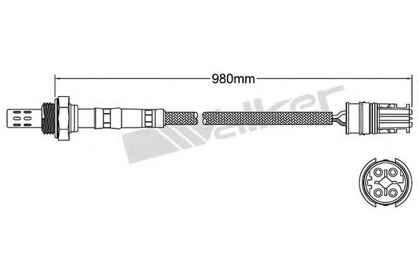 WALKER PRODUCTS 250-24589 Лямбда-зонд для BMW (Бмв) WALKER PRODUCTS 250-24589 Лямбда-зонд для BMW (Бмв)