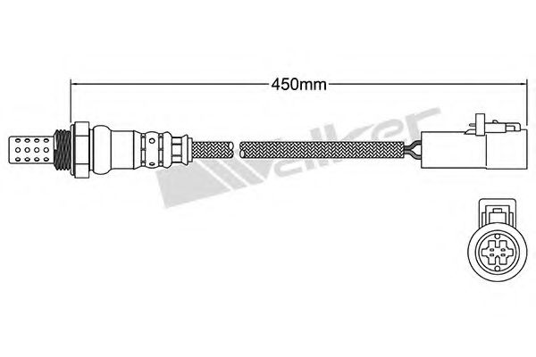 WALKER PRODUCTS 250-24701 Лямбда-зонд для FORD (Форд) WALKER PRODUCTS 250-24701 Лямбда-зонд для FORD (Форд)