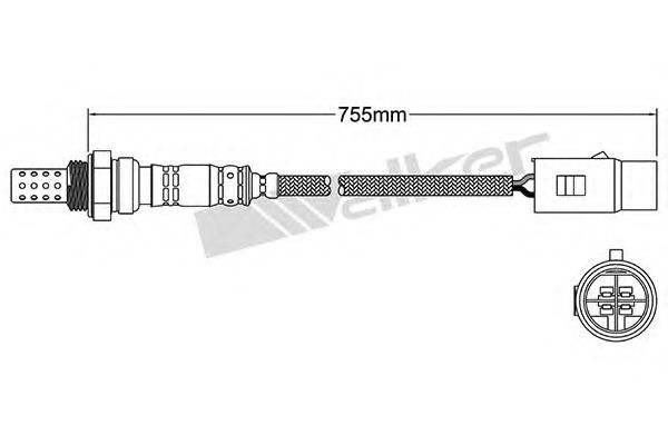 WALKER PRODUCTS 250-24007 Лямбда-зонд для MITSUBISHI ETERNA IV (Митсубиши/митсубиси Этэрна иv) WALKER PRODUCTS 250-24007 Лямбда-зонд для MITSUBISHI ETERNA IV (Митсубиши/митсубиси Этэрна иv)