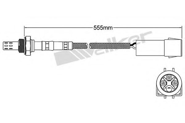 WALKER PRODUCTS 250-23819 Лямбда-зонд для FORD ORION II (Форд Орион 2) WALKER PRODUCTS 250-23819 Лямбда-зонд для FORD ORION II (Форд Орион 2)