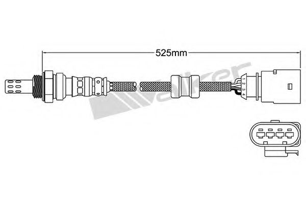 WALKER PRODUCTS 250-24753 Лямбда-зонд для SEAT ALTEA (Сеат Алтэа) WALKER PRODUCTS 250-24753 Лямбда-зонд для SEAT ALTEA (Сеат Алтэа)