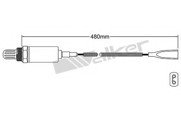 WALKER PRODUCTS 250-21024 Лямбда-зонд для VOLKSWAGEN T3 CARAVELLE (Фольксваген Т3 cараvэллэ) WALKER PRODUCTS 250-21024 Лямбда-зонд для VOLKSWAGEN T3 CARAVELLE (Фольксваген Т3 cараvэллэ)