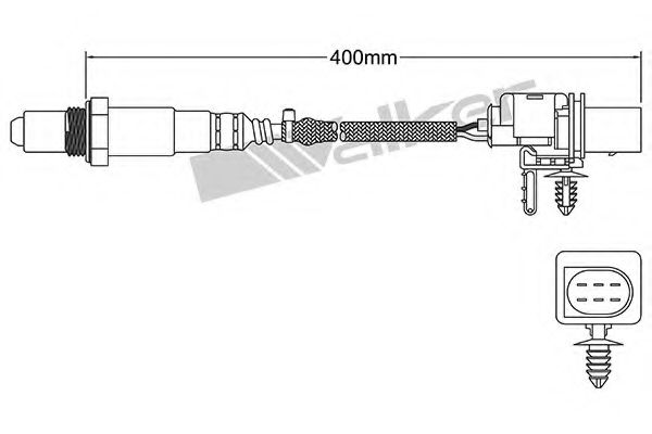 WALKER PRODUCTS 250-25034 Лямбда-зонд для VOLKSWAGEN JETTA I (Фольксваген Жэтта и) WALKER PRODUCTS 250-25034 Лямбда-зонд для VOLKSWAGEN JETTA I (Фольксваген Жэтта и)