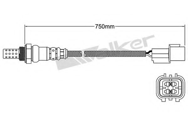 WALKER PRODUCTS 250-24780 Лямбда-зонд для HYUNDAI SANTRO XING (Хендай Сантро xинг) WALKER PRODUCTS 250-24780 Лямбда-зонд для HYUNDAI SANTRO XING (Хендай Сантро xинг)