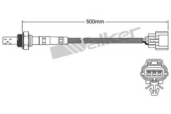 WALKER PRODUCTS 250-23095 Лямбда-зонд для MAZDA EUNOS 800 (Мазда Эунос 800) WALKER PRODUCTS 250-23095 Лямбда-зонд для MAZDA EUNOS 800 (Мазда Эунос 800)