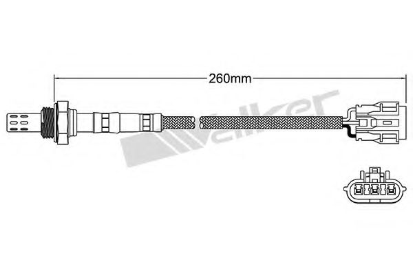 WALKER PRODUCTS 250-23129 Лямбда-зонд для HYUNDAI EXCEL (Хендай Эxcэл) WALKER PRODUCTS 250-23129 Лямбда-зонд для HYUNDAI EXCEL (Хендай Эxcэл)