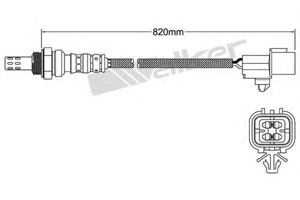 WALKER PRODUCTS 250-24383 Лямбда-зонд для HYUNDAI SANTRO XING (Хендай Сантро xинг) WALKER PRODUCTS 250-24383 Лямбда-зонд для HYUNDAI SANTRO XING (Хендай Сантро xинг)