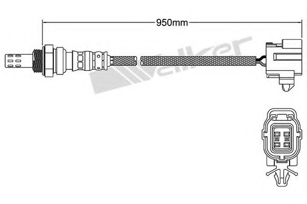 WALKER PRODUCTS 250-24362 Лямбда-зонд для MAZDA EUNOS 800 (Мазда Эунос 800) WALKER PRODUCTS 250-24362 Лямбда-зонд для MAZDA EUNOS 800 (Мазда Эунос 800)