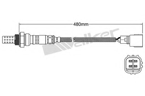 WALKER PRODUCTS 250-24305 Лямбда-зонд для LEXUS IS CROSS (Лексус Ис крос) WALKER PRODUCTS 250-24305 Лямбда-зонд для LEXUS IS CROSS (Лексус Ис крос)