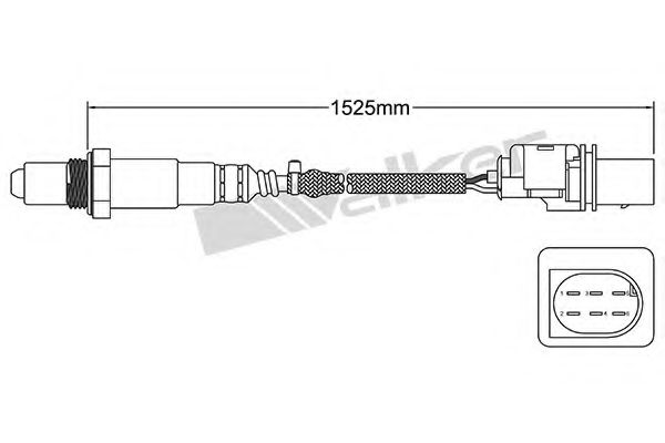 WALKER PRODUCTS 250-25018 Лямбда-зонд для BMW (Бмв) WALKER PRODUCTS 250-25018 Лямбда-зонд для BMW (Бмв)