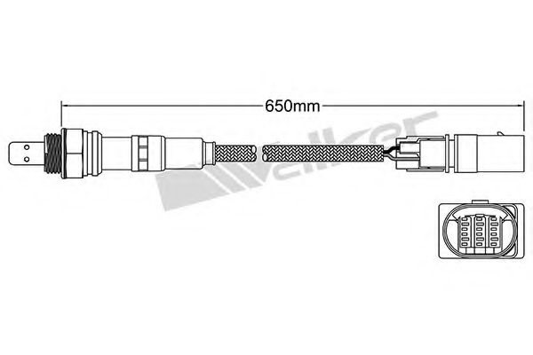 WALKER PRODUCTS 250-25017 Лямбда-зонд для FIAT 500 (Фиат 500) WALKER PRODUCTS 250-25017 Лямбда-зонд для FIAT 500 (Фиат 500)