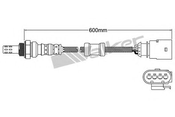 WALKER PRODUCTS 250-24953 Лямбда-зонд для AUDI (Ауди) WALKER PRODUCTS 250-24953 Лямбда-зонд для AUDI (Ауди)