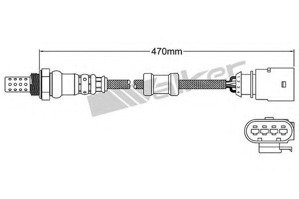 WALKER PRODUCTS 250-24692 Лямбда-зонд для AUDI (Ауди) WALKER PRODUCTS 250-24692 Лямбда-зонд для AUDI (Ауди)