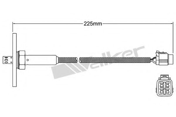 WALKER PRODUCTS 250-24507 Лямбда-зонд для TOYOTA COROLLA (Тойота/тоета Cоролла) WALKER PRODUCTS 250-24507 Лямбда-зонд для TOYOTA COROLLA (Тойота/тоета Cоролла)