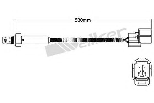 WALKER PRODUCTS 250-24512 Лямбда-зонд для LAND ROVER DEFENDER (Ленд ровер/лэнд ровер Дэфэндэр) WALKER PRODUCTS 250-24512 Лямбда-зонд для LAND ROVER DEFENDER (Ленд ровер/лэнд ровер Дэфэндэр)