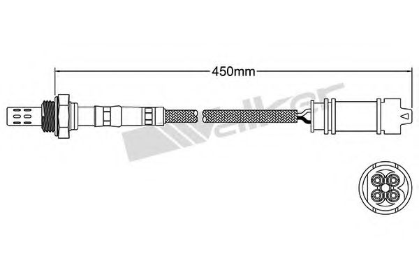 WALKER PRODUCTS 250-24638 Лямбда-зонд для BMW (Бмв) WALKER PRODUCTS 250-24638 Лямбда-зонд для BMW (Бмв)