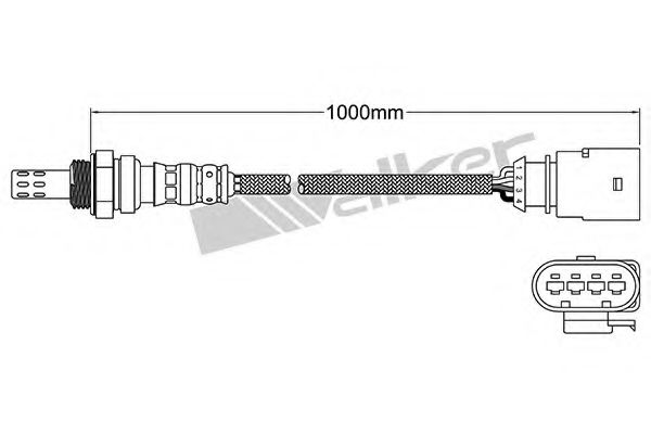 WALKER PRODUCTS 250-24669 Лямбда-зонд для AUDI (Ауди) WALKER PRODUCTS 250-24669 Лямбда-зонд для AUDI (Ауди)