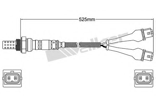 WALKER PRODUCTS 250-24545 Лямбда-зонд для PEUGEOT 205 II (Пежо 205 2) WALKER PRODUCTS 250-24545 Лямбда-зонд для PEUGEOT 205 II (Пежо 205 2)