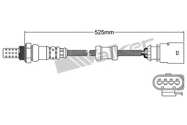 WALKER PRODUCTS 250-24699 Лямбда-зонд для VOLKSWAGEN TOURAN (Фольксваген Туран) WALKER PRODUCTS 250-24699 Лямбда-зонд для VOLKSWAGEN TOURAN (Фольксваген Туран)