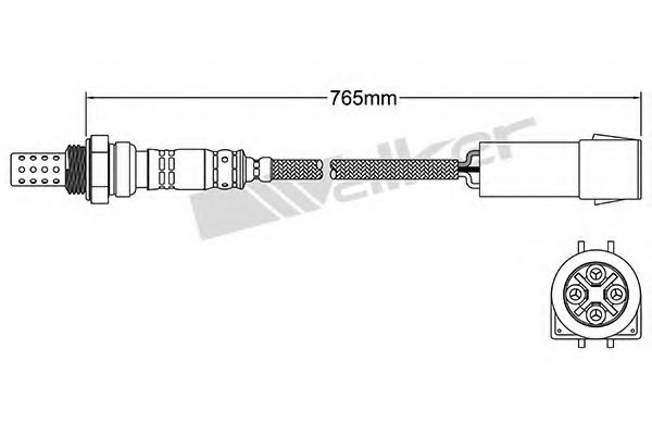 WALKER PRODUCTS 250-24197 Лямбда-зонд для FORD ORION II (Форд Орион 2) WALKER PRODUCTS 250-24197 Лямбда-зонд для FORD ORION II (Форд Орион 2)