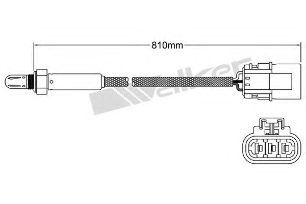 WALKER PRODUCTS 250-23143 Лямбда-зонд для NISSAN PRIMERA (Ниссан Примера) WALKER PRODUCTS 250-23143 Лямбда-зонд для NISSAN PRIMERA (Ниссан Примера)