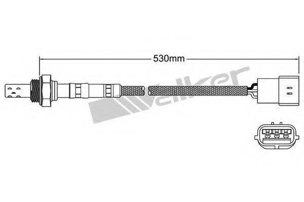 WALKER PRODUCTS 250-23097 Лямбда-зонд для MAZDA EUNOS 800 (Мазда Эунос 800) WALKER PRODUCTS 250-23097 Лямбда-зонд для MAZDA EUNOS 800 (Мазда Эунос 800)
