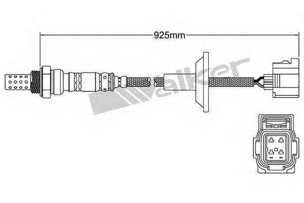 WALKER PRODUCTS 250-24751 Лямбда-зонд для MITSUBISHI LANCER (Митсубиши/митсубиси Ланcэр) WALKER PRODUCTS 250-24751 Лямбда-зонд для MITSUBISHI LANCER (Митсубиши/митсубиси Ланcэр)