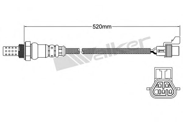 WALKER PRODUCTS 250-24649 Лямбда-зонд для CHEVROLET CAPTIVA (Шевроле Каптива) WALKER PRODUCTS 250-24649 Лямбда-зонд для CHEVROLET CAPTIVA (Шевроле Каптива)