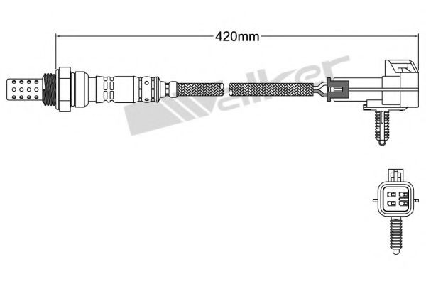WALKER PRODUCTS 250-24704 Лямбда-зонд для CHEVROLET CAPTIVA (Шевроле Каптива) WALKER PRODUCTS 250-24704 Лямбда-зонд для CHEVROLET CAPTIVA (Шевроле Каптива)