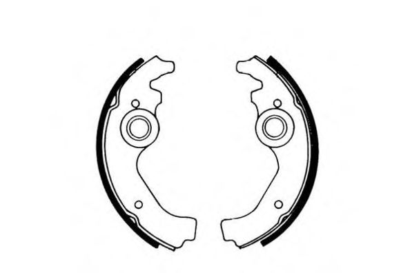 E.T.F. 09-0030 Тормозные колодоки для FIAT 500 (Фиат 500) E.T.F. 09-0030 Тормозные колодоки для FIAT 500 (Фиат 500)