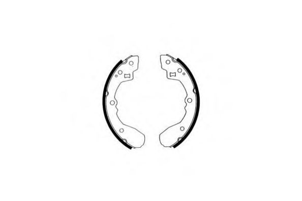 E.T.F. 09-0332 Тормозные колодоки для MAZDA 626 II (Мазда 626 2) E.T.F. 09-0332 Тормозные колодоки для MAZDA 626 II (Мазда 626 2)