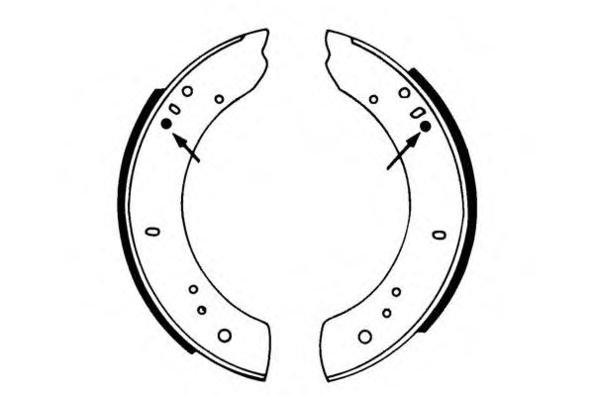 E.T.F. 09-0354 Тормозные колодоки для LAND-ROVER (Ланд-ровер) E.T.F. 09-0354 Тормозные колодоки для LAND-ROVER (Ланд-ровер)