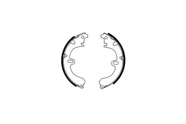 E.T.F. 09-0361 Тормозные колодоки для TOYOTA (Тойота/тоета)