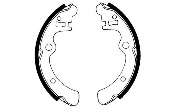E.T.F. 09-0387 Тормозные колодоки для SUBARU (Субару) E.T.F. 09-0387 Тормозные колодоки для SUBARU (Субару)