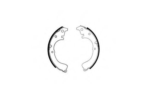 E.T.F. 09-0403 Тормозные колодоки для TOYOTA COROLLA (Тойота/тоета Cоролла) E.T.F. 09-0403 Тормозные колодоки для TOYOTA COROLLA (Тойота/тоета Cоролла)