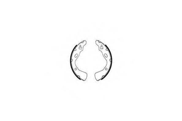 E.T.F. 09-0443 Тормозные колодоки для MAZDA (Мазда) E.T.F. 09-0443 Тормозные колодоки для MAZDA (Мазда)