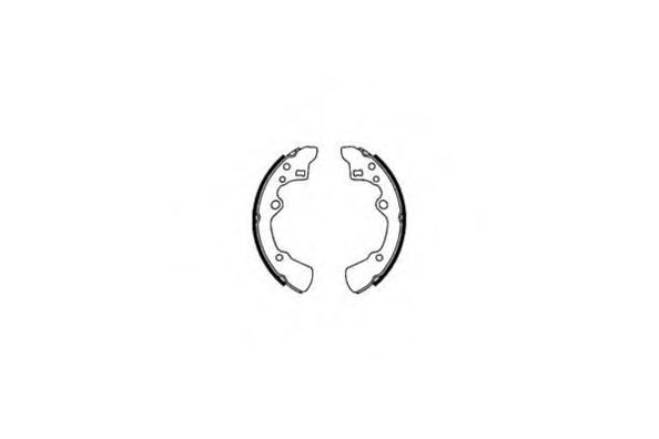 E.T.F. 09-0444 Тормозные колодоки для MAZDA 626 III (Мазда 626 3) E.T.F. 09-0444 Тормозные колодоки для MAZDA 626 III (Мазда 626 3)