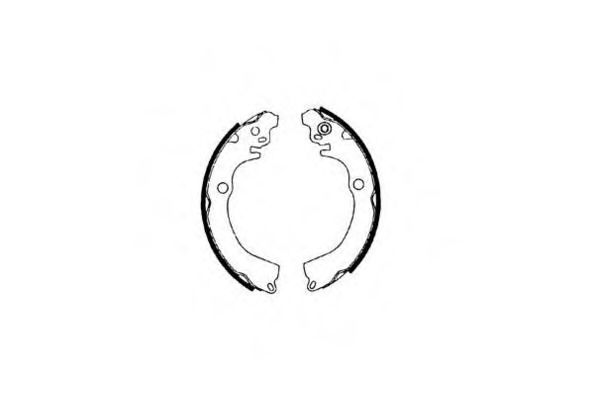 E.T.F. 09-0481 Тормозные колодоки для SUBARU (Субару) E.T.F. 09-0481 Тормозные колодоки для SUBARU (Субару)