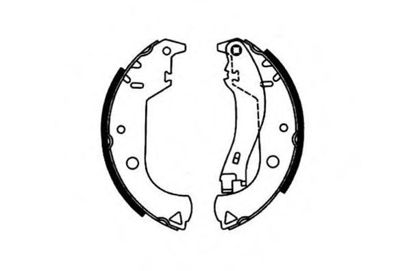 E.T.F. 09-0570 Тормозные колодоки для FIAT (Фиат) E.T.F. 09-0570 Тормозные колодоки для FIAT (Фиат)