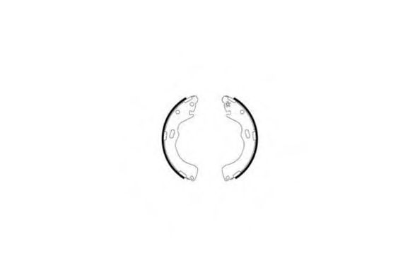 E.T.F. 09-0586 Тормозные колодоки для MAZDA (Мазда) E.T.F. 09-0586 Тормозные колодоки для MAZDA (Мазда)