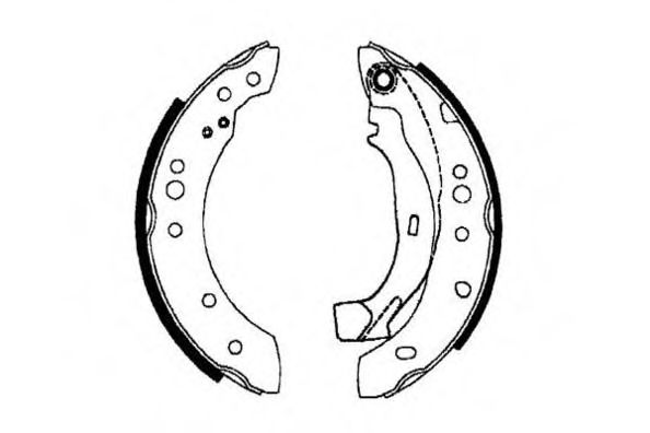 E.T.F. 09-0590 Тормозные колодоки для CITROëN (Cитроëн) E.T.F. 09-0590 Тормозные колодоки для CITROëN (Cитроëн)