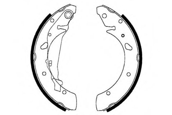 E.T.F. 09-0611 Тормозные колодоки для HONDA ACCORD VII (Хонда Аккорд 7) E.T.F. 09-0611 Тормозные колодоки для HONDA ACCORD VII (Хонда Аккорд 7)