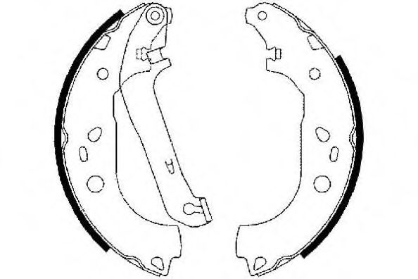 E.T.F. 09-0636 Тормозные колодоки для FORD (Форд) E.T.F. 09-0636 Тормозные колодоки для FORD (Форд)