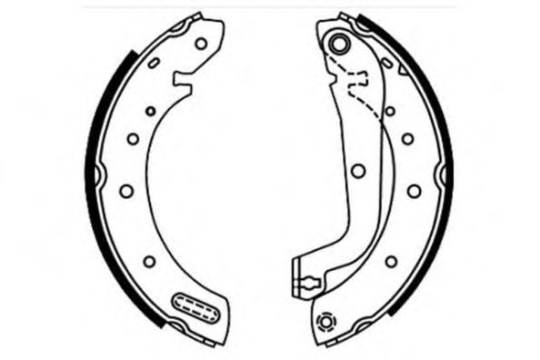 E.T.F. 09-0637 Тормозные колодоки для FORD ESCAPE (Форд Эскейп) E.T.F. 09-0637 Тормозные колодоки для FORD ESCAPE (Форд Эскейп)