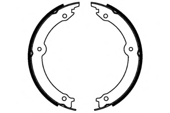 E.T.F. 09-0709 Тормозные колодоки, стояночная тормозная система для TOYOTA LAND CRUISER 200 (Тойота/тоета Ленд крузер 200) E.T.F. 09-0709 Тормозные колодоки, стояночная тормозная система для TOYOTA LAND CRUISER 200 (Тойота/тоета Ленд крузер 200)