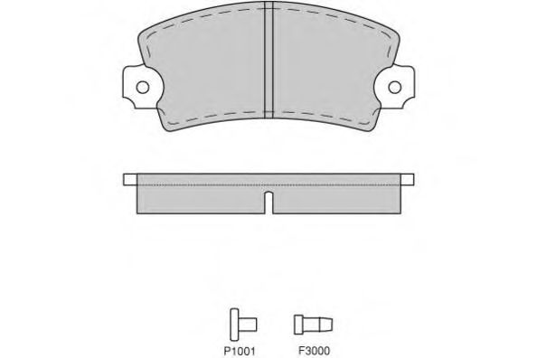 E.T.F. 12-0018 Тормозные колодки для RENAULT LE CAR (Рено Лэ cар) E.T.F. 12-0018 Тормозные колодки для RENAULT LE CAR (Рено Лэ cар)
