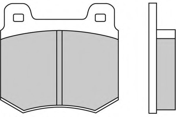 E.T.F. 12-0084 Тормозные колодки для AUDI 100 (Ауди 100) E.T.F. 12-0084 Тормозные колодки для AUDI 100 (Ауди 100)
